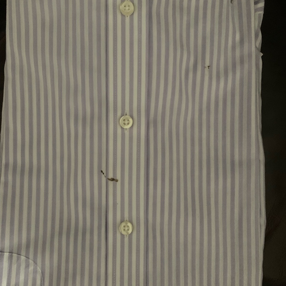 Van Heusen Men's Pink, Blue, and Striped Dress Shirts - Picture 7 of 7